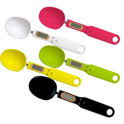 China Viable Spoon Weighing Kitchen Tool Spoon Baking Measuring Electronic Digital Scale for sale