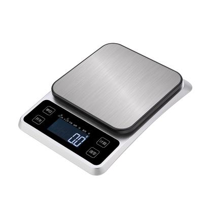 China WITH LID 5kg Kitchen Scale Food Scale Stainless Steel Division 1g Balance OEM Box Electronic Power Battery for sale