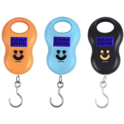 China Portable Hanging Scale 50Kg Electronic Digital Backlight Luggage Scales For Fishing Portable Scale for sale