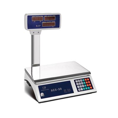 China Check Weighing Grading Electronic Scale/Total Upstream Wholesale English Version With Pole Mount Arm 30kg/40kg Electronic Scale for sale