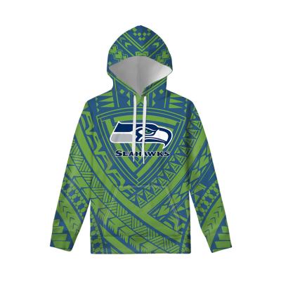 China Custom Polynesian Hoodie 2021 New Style NFL Kids Football Oversized Team Logos Boys Pullover Hoodies Sweatshirts For Boy for sale