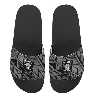 China Printed Drop Shipping Wholesale Price Home Slippers Custom NFL Print Mens Slippers Polynesian Samoa Style Ladies Slippers Sandals 1MOQ for sale