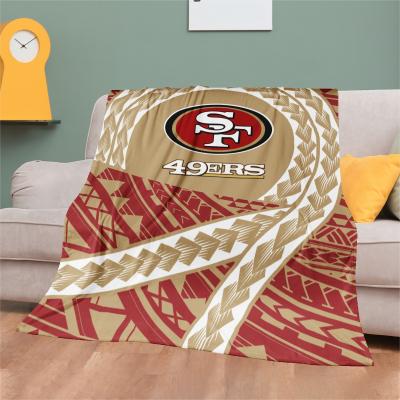 China Anti-Static Polynesian Samoa Tribal Printed Flannel Blankets High Quality Cheap Price NFL Logo Custom Design Throw Blanket 2021 Hot Sales for sale