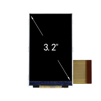 China 3.2 Inch TFT 240X400 RGB Resistive Interface FPC Zif Connector Type Touch LCD Screens 3.2 Inch for sale