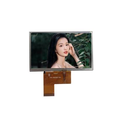 China High Brightness 5.0 Inch TFT LCD Screen 800X480 RGB Interface 1000 Nits 5.0 Inch LCD Panel for sale