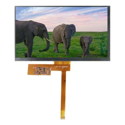 China High Brightness 7.0 RGB 50pin 7.0 inch Display Screen 1024X600 TFT LCD Wide View TFT Display for sale