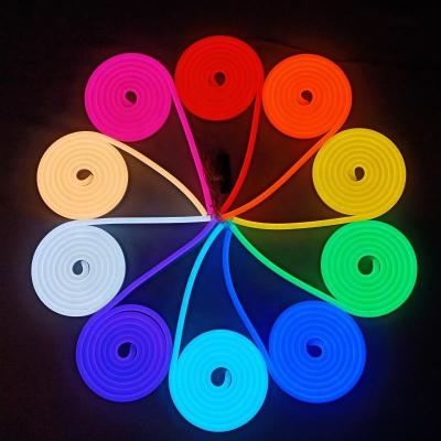 China Cheap Price Buildings LED Neon Sign Small Size Flexible Neon Strip 12V 24V 110V 220V RGB LED Flexible Neon Strip Light for sale