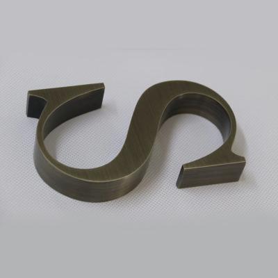 China Customized Customized Stainless Steel Logo Sign Metal Bronze Coppery Letter For Shop Store for sale