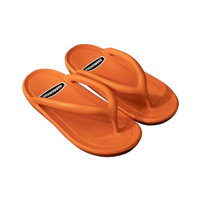 China Cheap Black Flip Flops EVA Shoes Summer Outdoor Slippers Fashion Trend Men's Flip Flops Beach Slippers Rubber 1 Pairs for sale