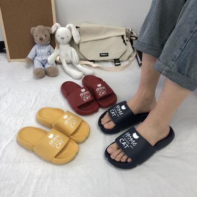 China Fashion Trend Super Soft Thick Non-slip Lady Slipper Bathroom Slipper For Indoor Leisure Men Bathroom SlidesHot SlippersSandals for sale