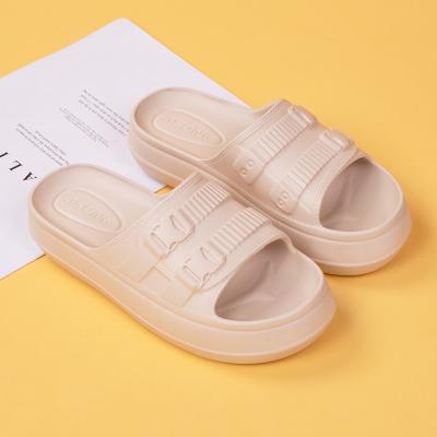 China Fashion trend summer slippers women ladies thick bottom summer outdoor sandals beach slippers EVA slippers for sale