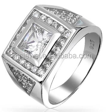 China Graduation Silver Traditional Casting Rings For Men for sale