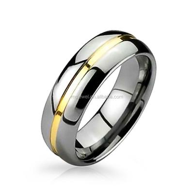 China TUNGSTEN Wholesale Quality Nice Groove Tungsten Carbide Ring for sale