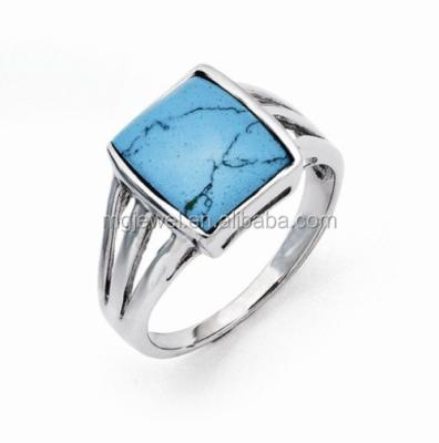 China Other Blue Stone Man Seal Rings Custom Design Available for sale