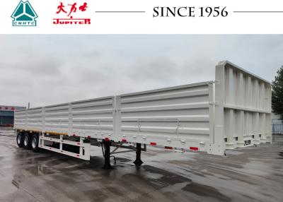 China Aanhangwagen van de Aanhangwagen Droge Van Trailer Flat Bed Semi van het dalingsdek de Semi Te koop