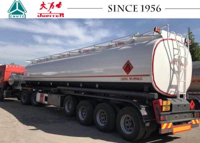 China ADR Standard Fuel Tanker Trailer 45000 Liters Capacity With Airbag And Lifting for sale