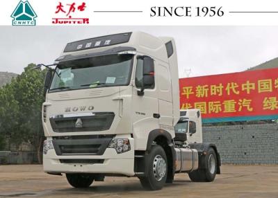 China HOWO T7 6 Wheeler Truck, 4x2 Prime Mover met perfecte veersystemen Te koop