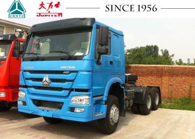 China Langere levensduur HOWO-tractorvrachtwagen 420 pk Euro II-motor RHD voor wegtransport Te koop