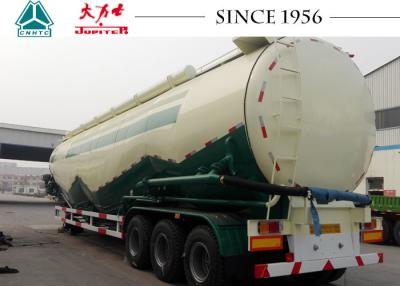 China 105 CBM Bulk Cement Tanker Trailer Hohe Haltbarkeit für den Transport von Mineral Power zu verkaufen