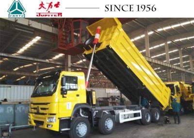 China Sinotruk 8x4 25 CBM HOWO Dump Truck Euro IV Brandstofsysteem met elektrische injectie Te koop