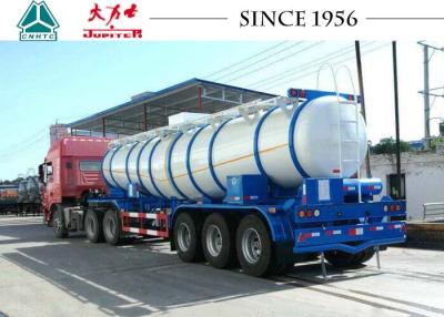 China 19 CBM Sulfuric Chemical Tanker Truck 35T Payload With Germany Axles for sale