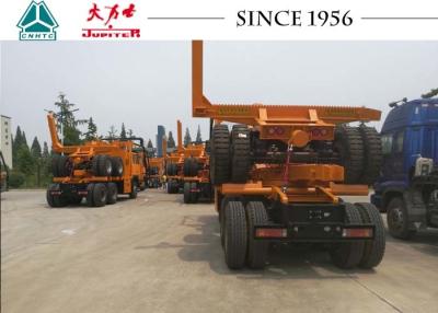 Κίνα Ανθεκτικό τρέιλερ Log Loader , Forestry Timber Trailers With Bogie Suspension προς πώληση