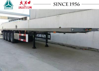 China Op zwaar werk berekende vrachtwagen met hoog bed, 40/45 voet High Deck Trailer 4 assen Te koop