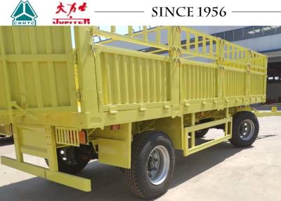 中国 80000kg グースネック フラット ベッド トレーラー 4 車軸ハイ フェンス 販売のため