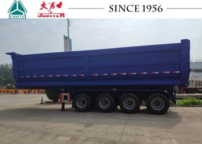 China 4 Axle U Shape Heavy Duty Dump Tipper Trailer for sale