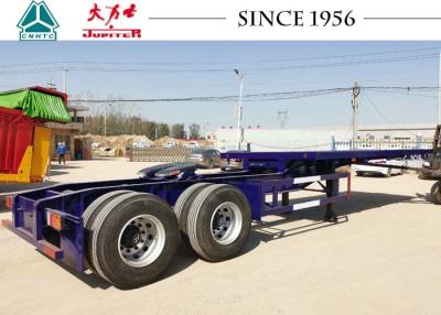 China 20FT / 40FT 2 Axle Interlink Flatbed Trailer Side Wall Trailer for sale