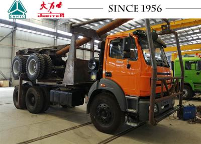 China Bogie Suspension Log Loader Trailer With Integrated Flatbed for sale