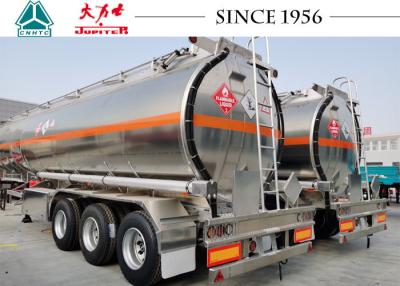 China 3 Axle 40CBM Aluminum Alloy Fuel Transfer Tank Trailer for sale