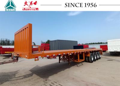 China 55 ton koolstofstaal Q345B 4-assige dieplader Te koop