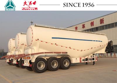 China 30 - 50 M3 3-Achsen-Hydraulik-Zementtanker-Anhänger zu verkaufen