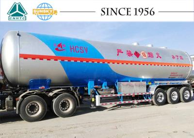 중국 45 CBM 3 Axle LPG 탱커 트레일러 공급업체 판매용