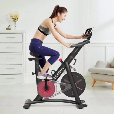 China Universal Professional Indoor Weight Cycle Machine Weight Folding Exercise Bike Fitness Bike Gym Equipment Folding Spinning Bike for sale