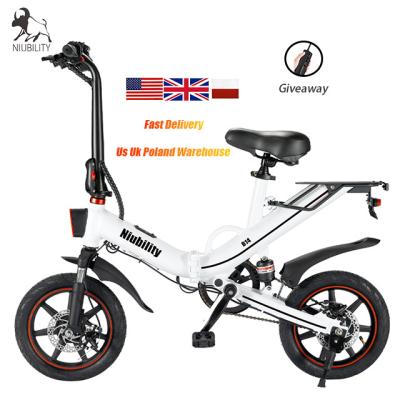 China NIUBILITY B14 400w Motor Full Suspension 3 Speed ​​Electric Bicycle 48v Mini Ebike Mini Ebike Folding Fat 14 Inch Kids Electric Bike for sale