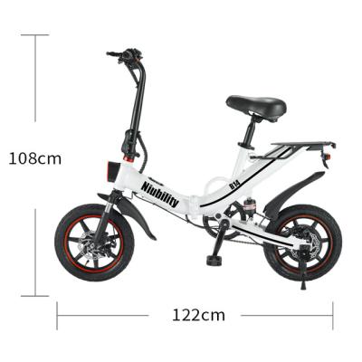 China UK Inch 14 Wheel 36V 400W City Bicycle Eu Standard Us Earehouse Full Ebike Foldable Mini Electric Bike for sale