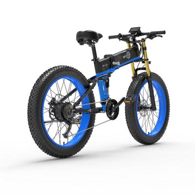 China 165-190cm EU warehouse BEZIOR X PLUS 26*4 fat tire electric mountain bike ebike for sale