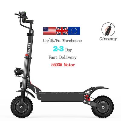 China Standard Dropshipping DUOTTS D88 11 Inch Offroad Tire E Scooters With Double Seat 2800W 5600W Motor Max Speed ​​85KM/H Electric Scooter for sale