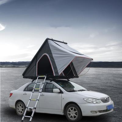 China Extended Type I New Design 3-4 Person Aluminum Hard Shell Car Roof Tent For Outdoor Camping for sale