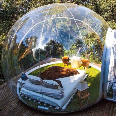 China Advertising Inflatable Customizable Outdoor Transparent Tent Inflatable Bubbles Extended Type I House For Camping for sale