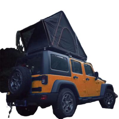 China Extended type I cover aluminum top tent shell car triangle roof top tent shape hard roof tent for sale