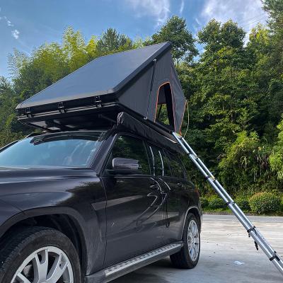 China Extended Type I Roof Tent Outdoor Camping Folding Aluminum Car Hard Shell Roof Top Tent for sale