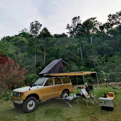 China Extended Type I Cover Aluminum Top Tent 2 Person Roof Top Shopping Tent Truck Suv Shell Aluminum Hard Roof Tent for sale