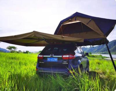 China Extended Type I Motorhome Side Batwing Tent 270 Degree Tent Fan Side Bat Wing Tent With LED For Camping for sale