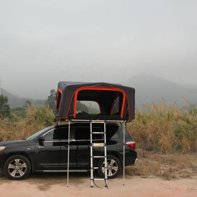 China Diagonal tying type I cover top aluminum waterproof hard top roof tent car shell tent top tent for sale