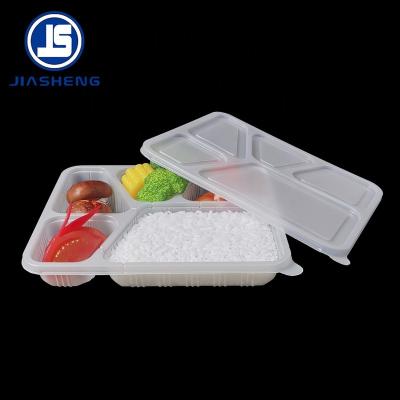 China Disposable Microwave Take Out Container Food 3 Compartment Microwave Food Container for sale