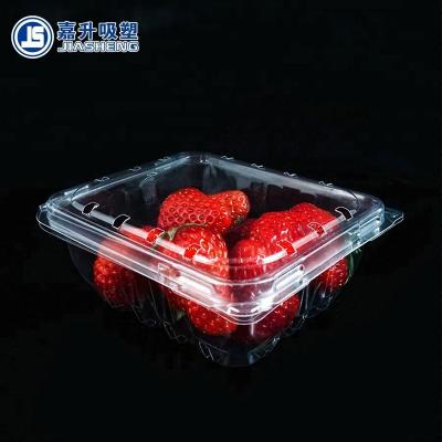 China Wholesale Disposable Plastic Blister Strawberry Blueberry Fruit Packaging Box for sale