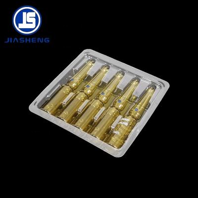 China Disposable Medicine Materials Medicine Packaging Blister Tray Ampoules Container for sale